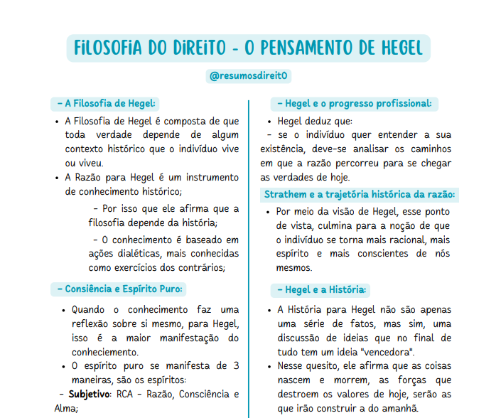 Pensamento de Hegel