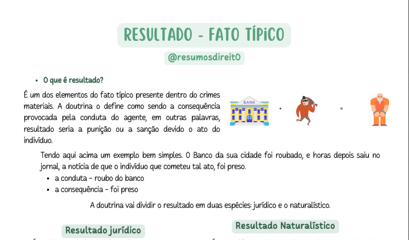 Resultado - Fato Típico
