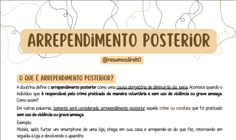 Arrependimento posterior